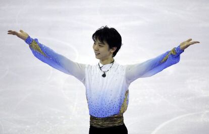 Yuzuru Hanyu en Barcelona.