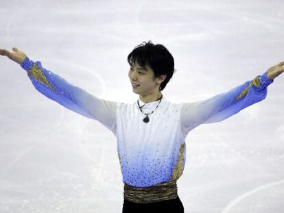 Yuzuru Hanyu en Barcelona.