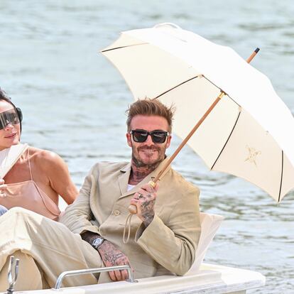 Victoria y David Beckham