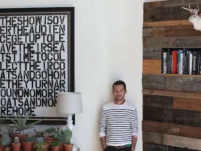 Novelist Justin Torres at his home in San Francisco, California.