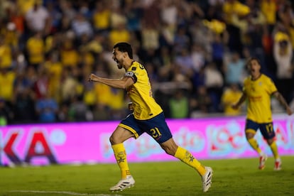 El equipo Águilas del América, en Ciudad de México, el 18 de mayo de 2025. 