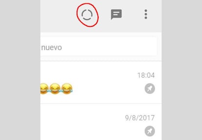 Los nuevos Estados de WhatsApp Web ahora aparecen tras este icono circular