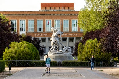 Ambiente en la Universidad Complutense, Madrid, el pasado 5 de septiembre.