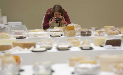 3.061 quesos de 35 países compiten en el International Cheese Festival, que se celebra en el Kursaal donostiarra, por el galardón al mejor queso del mundo.