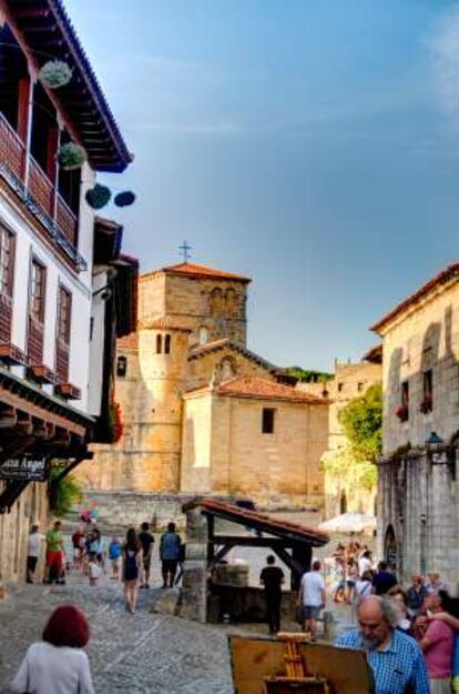 El pueblo de Santillana del Mar.