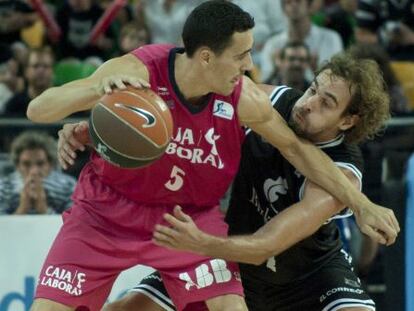 Prigioni, en un partido de la ACB