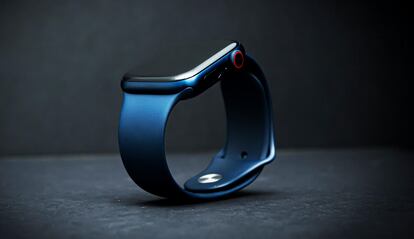 Lateral de un reloj Apple Watch