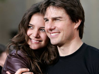 Tom Cruise y Katie Holmes, en Los &Aacute;ngeles en una imagen de 2005.