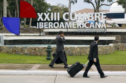 Entrada de la a la XXIII Cumbre Iberoamericana en Panamá