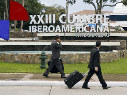 Entrada de la a la XXIII Cumbre Iberoamericana en Panam&aacute;