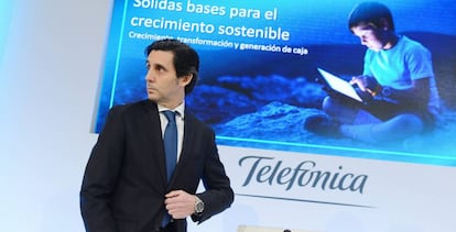 El presidente de Telefónica, José María Álvarez-Pallete. EFE/Archivo