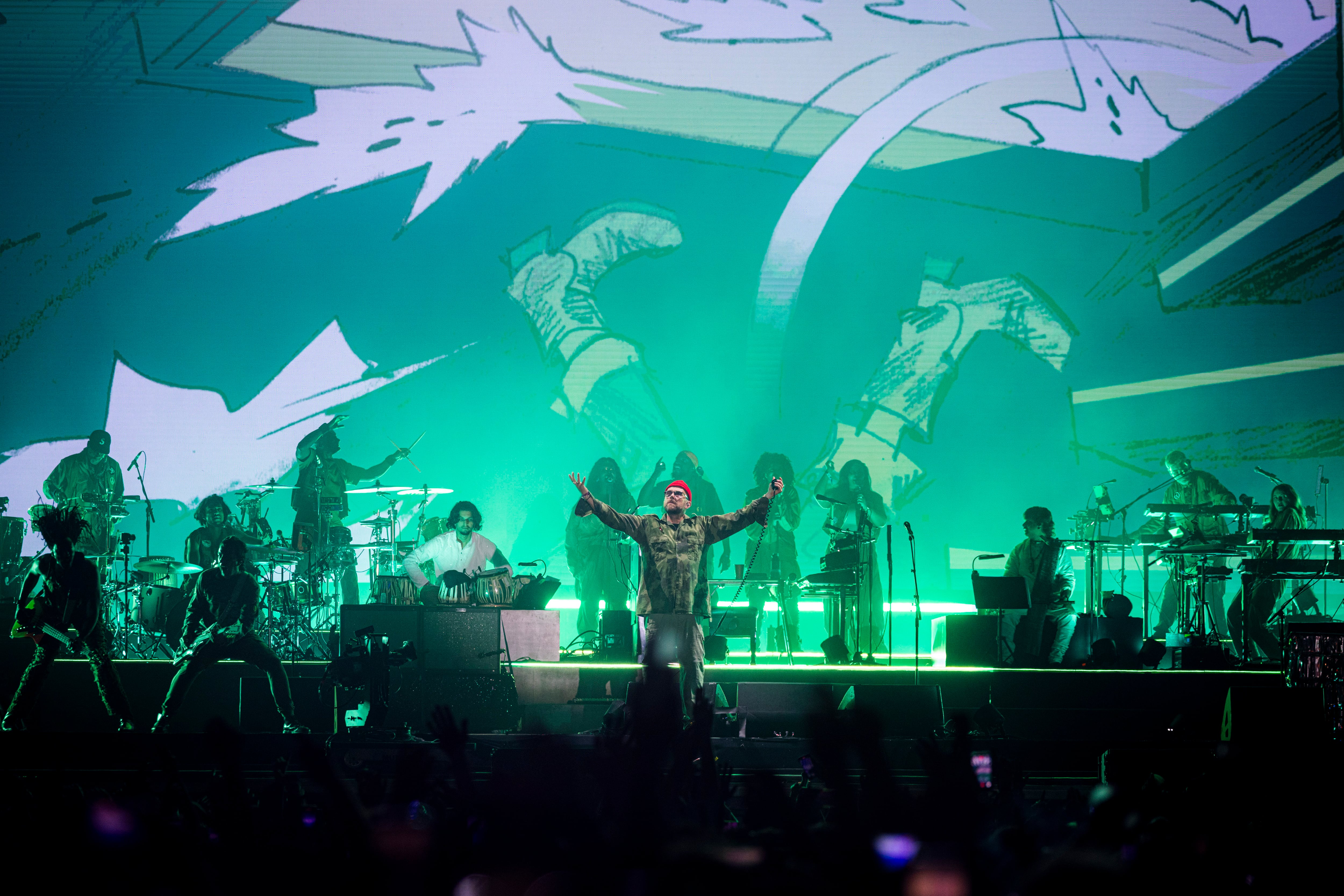 Gorillaz descabellan un Primavera Sound en el que bailó hast