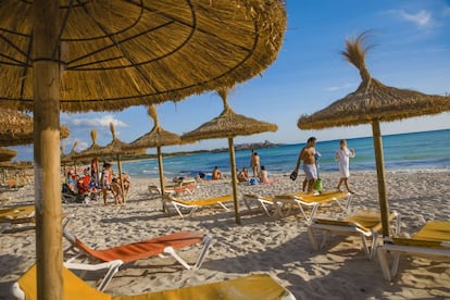 La playa de Es Trenc, en Mallorca.