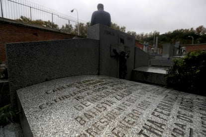 The grave of Cuban dictator Fulgencio Batista in San Isidoro cemetery.