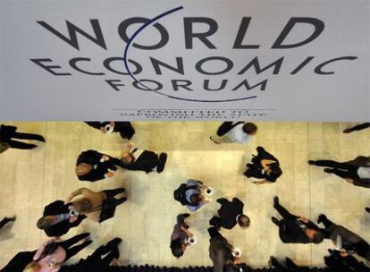 Participantes en la última edición, celebrada el pasado mes de enero, del Foro Económico de Davos (Suiza).