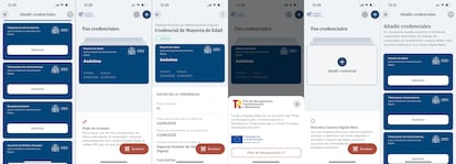 Este es el aspecto que tendrá la app Cartera Digital Beta en la que trabaja el Gobierno.