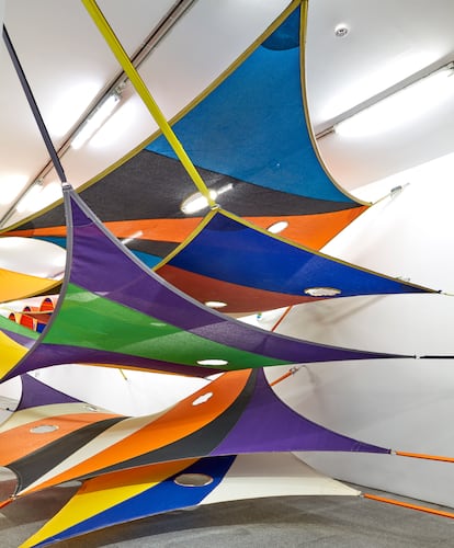 Varias obras de la serie 'Kite', de Laia Estruch.