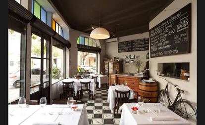 Comedor de Paraje Arévalo, de los chefs Estefanía Di Benetto y Matías Kyriazis.