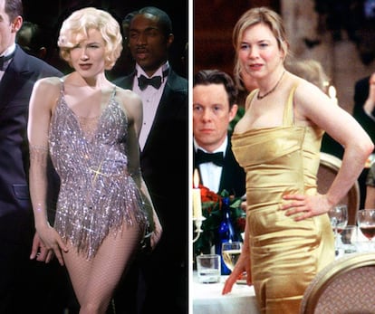 Uno de los papeles más conocidos de Renée Zellweger es la simpática Bridget Jones, a la que dio vida en 2001 en 'El diario de Bridget Jones'. En la película, la actriz estadounidense interpretaba a una mujer rellenita que vivía distintas aventuras amorosas. Para encarnar a la protagonista y resultar creíble como Bridget tuvo que engordar más de 10 kilos y repitió el proceso para la secuela del film. Desde entonces, ha vuelto a su habitual imagen, mucho más delgada, tal y como se la ve en 'Chicago', una película de 2002.