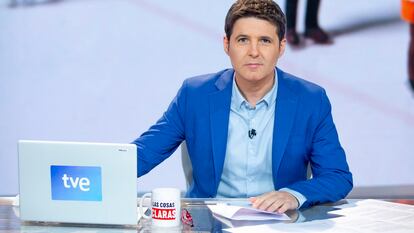 Jesús Cintora en su programa Las cosas claras, de La 1