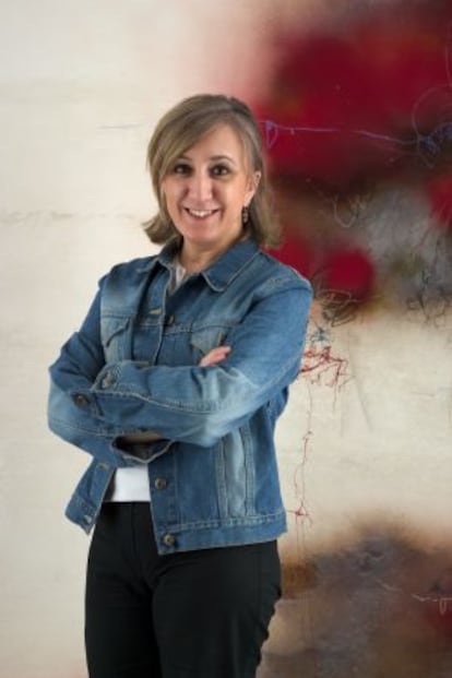 Raquel Méndez Riestra, 'Kely', pintora, en 2005.
