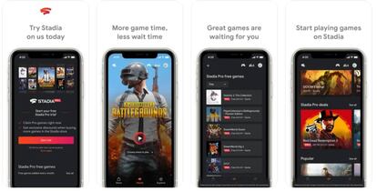 Google Stadia en IOS