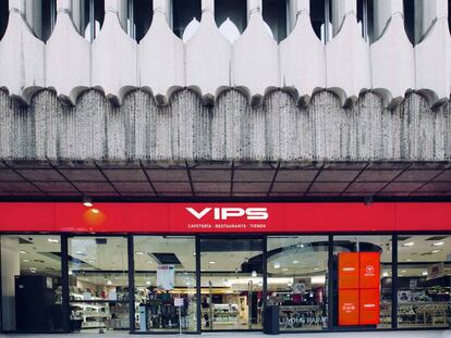 Una tienda-restaurante del Grupo Vips en Madrid