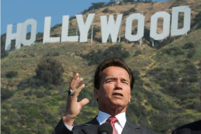 Arnold Schwarzenegger, hasta el domingo gobernador de California.