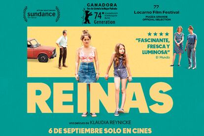 Cartel promocional de la película 'Reinas', en cines el 6 de septiembre.