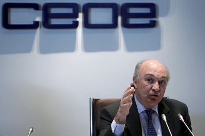El secretario general de la CEOE, José María Lacasa.