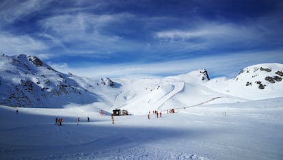 Estación de esquí Fuentes de Invierno, en el Principado de Asturias.