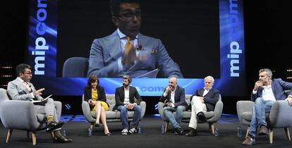 Mesa redonda del Mipcom, con los responsables de Movistar+.