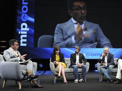 Mesa redonda del Mipcom, con los responsables de Movistar+.