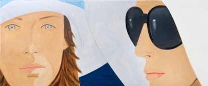 'Two Women', 2012, óleo sobre lino de la serie 'Summer in Maine' de Alex Katz.