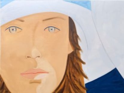 'Two Women', 2012, óleo sobre lino de la serie 'Summer in Maine' de Alex Katz.