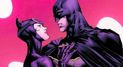 Catwoman y Batman.