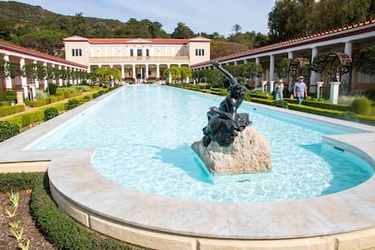 El museo de Villa Getty, en Malibú.