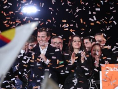 La candidatura de Ciudadanos consigue el 25% de los votos y suma 37 escaños