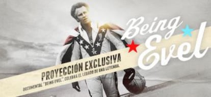 La película documental 'Being Evel' se proyectará en exclusiva durante la Dark Custom Experience.