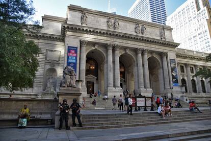La fachada de la Biblioteca Pública de Nueva York, en el documental 'Ex libris'.
