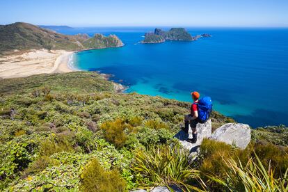 Senderismo en el parque nacional Rakiura, en la isla neozelandesa de Stewart.