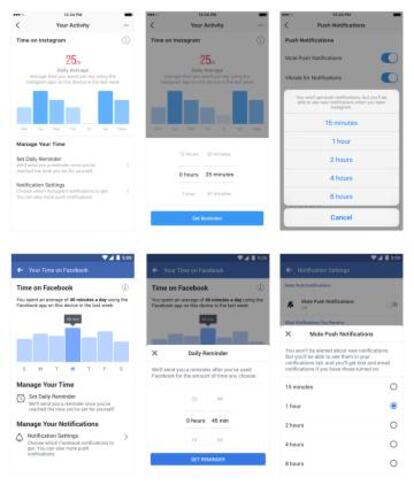 Utilidades para el control de uso de las redes sociales.