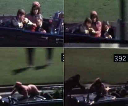 Secuencia del asesinato de Kennedy.