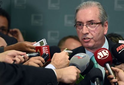 O presidente da C&acirc;mara, Eduardo Cunha.