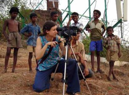 Norma Nebot rodando en India.