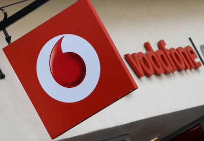 Logo de Vodafone.