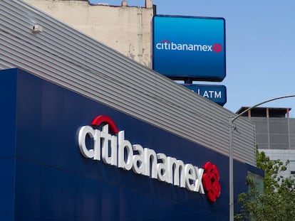Un sucursal de Citibanamex en Ciudad de México.