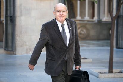 El conseller de Salut, Boi Ruiz, assisteix aquest dimarts a la reunió del Govern català.