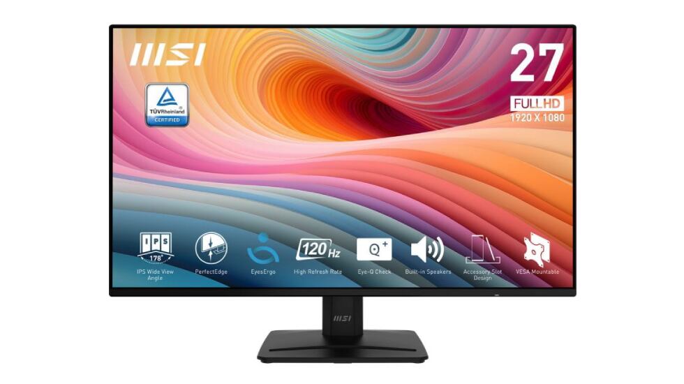 Monitor para PC MSI con 27 pulgadas.