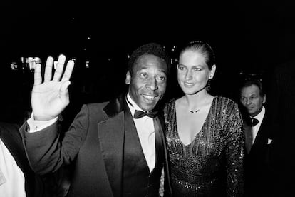 Pelé y Xuxa, en el Festival de Cannes en 1983.